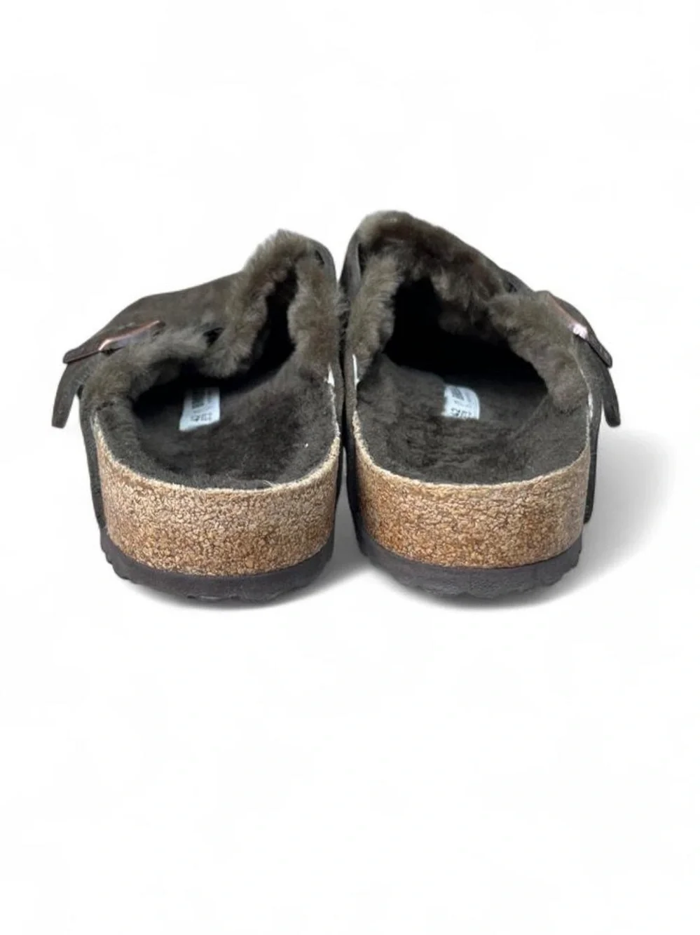 Birkenstock Boston Shearling Mocha Suede Clogs EU 42 US Men's 9 Women’s 11 NWOB
